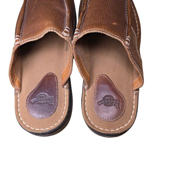 Dr. Martens Doc Martens Men's Size 11 EU 46 Leather Slide Sandals Brown Y2K - Picture 7 of 11